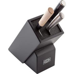 Stellar Messerblock-Universal Ständer, Kunststoff, schwarz, 19.8 x 30.6 x 13.7 cm