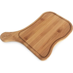 RGV 701861 300 x 242 mm Natural Wood Bamboo Cutting Board for Electric Cutting Machines with Non-Slip Feet