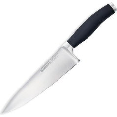 Coolinato Professional Kitchen Knife - Chef's Knife 20 cm, Extremely Sharp, Japanese Blade Steel, Soft Grip Handle, Blade Guard