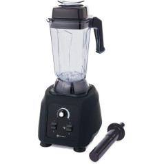 HENDI Standmixer BPA-frei, Hochleistungsmixer, Manuell, temperaturbeständig -40˚C bis 90˚C, Inkl. 2,5 Liter-Kanne und Deckel, Smoothie-Cocktails-Desserts, 230V, 1680W, 270x250x(H)550mm, BPA Frei