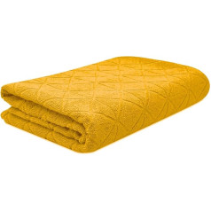 Towelogy® Quick Dry Bath Towel, Fade Resistant, 100% Egyptian Combed Cotton, Oversized Towels, 90 x 140 cm, Eco-Friendly, Oeko-Tex Certified (Ochre, 1)