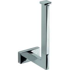 Inda Lea A18280CR Toilet Roll Holder Chrome-Plated Brass 8 x 6 x 17 cm