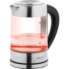 ECG RK 1777 COLORE Kettle, Stainless Steel