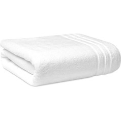 Towelogy® Luxury Egyptian Cotton Bath Towels, Quick Drying and Absorbent, 100 x 150 cm, Spa Hotel Quality, Colourfast and Tear Resistant Bath Towels, Body Wraps (Eggshell White, 1)