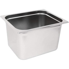 Vogue 2/3 Gastronorm Pan Stainless Steel 200mm 325x354mm Food Container for Restaurant