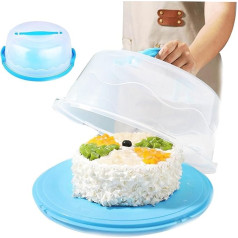 Cake transport boxes, cake container with handles, round transport box, cake transport box, round cake container, for transporting cakes, biscuits, cakes, cake, muffin transport box