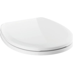 Delta Faucet Sanborne 800902-WH Toilettensitz, rund, Standardgröße, Weiß