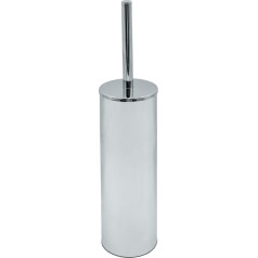 INDA My Love Toilet Brush Holder for Wall or Terrace, 9 x 9 x 40 cm, Cromato/Grigio