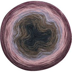 Rico creative Wool Dégradé Super 6 Colour 04 Bobbel Colour Gradient Wool for Crocheting and Knitting