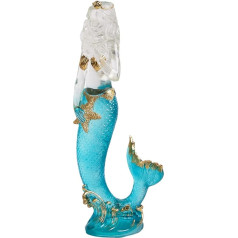 SEINHIJO Statue Figures Mermaid Modern Sculpture Decor Living Room Art Polyresin Gift 25 cm