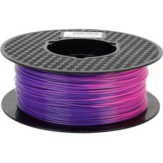 Colour Changing PLA Purple Blue to Pink PLA Filament 1.75 mm 1 kg 3D Printing Filament Heat Change Colour PLA Printer Filament Change Material CC3D Temperature Variable Colour Changing Filament Purple