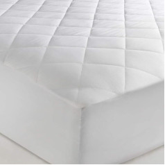 The Bettersleep Company brand - Superking size Egyptian Cotton Mattress Protector - Luxury Hotel Quality Percale fabric extra deep 30cm skirt Machine Wash Anti Allergenic Easy Care Finish by The Bettersleep Company