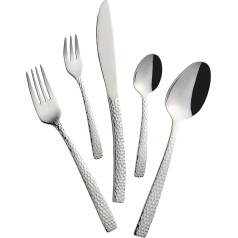 Mulex Corona 200932/0/60 Cutlery Set, Chrome Stainless Steel Alloy 18/0