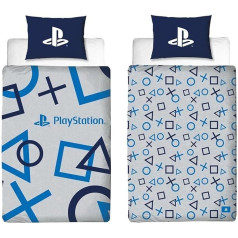 My sweety pop - Bedding - Playstation - 2 Pieces - Kids - Boys Duvet Cover - Reversible - 140 x 200 cm - Pillowcase - 70 x 90 cm Bedding - 100% Cotton - Gift Idea