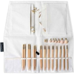 Seeknit KA59733 Interchangeable Circular Needle Premium Set, White, One Size