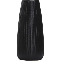 Koomuao Vases Black, Ceramic Flower Vases, Vase for Pampas Grass, Ideal for Storing Flowers and Other Decoration, Flower Vase Decoration Living Room, Bedroom (Black)