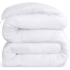 Utopia Bedding Down Alternative Comforter (California King, White) - All Season Comforter - Plush Siliconised Fibrefill Duvet Insert - Box Stitched
