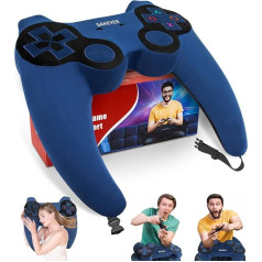 SAHEYER Memory Foam Gaming Support Pillow, U-Shaped Side Sleeper Pillow for Elbow Pain Relief, 3D Controller Pad Cushion for Sofa Couch / Computer Chair / Play Station / Bed / Reading