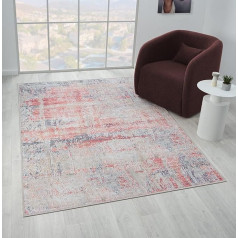 homeart Machine Washable Rugs for Living Room Bedroom Kitchen Hallway Foldable Short Pile Eco Friendly Washable Door Mats Small to Large Area Rugs Mayfair Cream 60x110cm