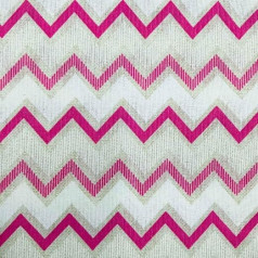 Kt KILOtela - Printed canvas fabric, length 300 cm, width 280 cm, pink, white, 3 m