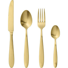Bloomingville 21150000 BEST-SET 4er, Edelstahl, Gold