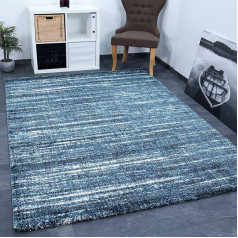 VIMODA Rug Blue Mottled Densely Woven Quality Easy Care Living Bedroom Dimensions: 80 x 300 cm