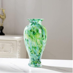 Magicpro Classic Glass Vase 30cm Green