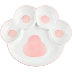 Cat Paw Porcelain Serving Bowls Candy Bowls Cute Serving Bowls for Party Christmas Perfect for Chips and Dip Vegetables Candy and Snacks Pink 8.5 Inch