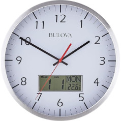 Bulova Manager White Wall Clock