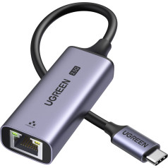 Ethernet tīkla adapteris USB-C - RJ45 2.5G pelēks