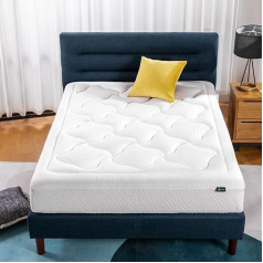 Zinus Memory Foam Cloud Mattresses, Foam, White, 160 x 190 cm