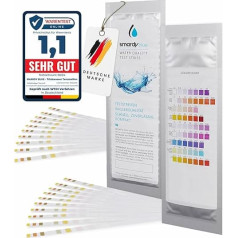 SMARDY Set – 10x Water Test Strips 9-in-1 for Drinking Water Quick Test Easy Check of Water Quality