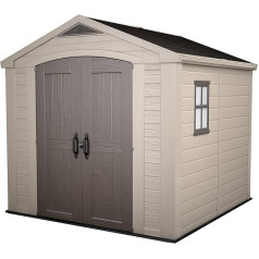Keter Gerätehaus, Beige/Taupe, 8 x 8