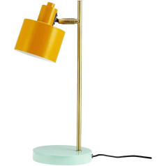 Dyberg Larsen Ocean Table Lamp, Fashionable Lamp for Bedside Table or Living Room, Lightweight Table Lamps in Danish Design, Modern Table Lamp with Cable for Indoor Use, E14/40 W