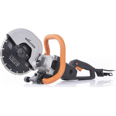 Evolution R230DCT Concrete Saw Electric Stone Saw 2000W Stone Cutting Machine 230 mm Disc Diameter Saw Blade Diamond Blade Cutting Disc 90 mm Cutting Depth Cuts Masonry Paving Slabs Concrete