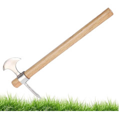 Pickaxe for digging, pick mattock efficient 2-in-1 mattock and pickaxe combination, multifunctional small pickaxe made of stainless steel with handle for working the soil and for digging