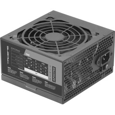 Tacens Anima APIII750, Power Supply PC ATX 750W, SMD Technology 85% Bronze 12 V, Ultra Quiet 12 cm Fan, Black