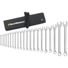 GearWrench 81916 12 Punkt Ringmaulschlüssel Satz, Langes Profil, 22 Teilig