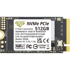 Timetec M.2 SSD NVMe PCIe Gen 3x4 Internal Solid State Drive (2242 512GB Gen3x4)