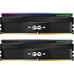 Silicon Power SP032GXLWU60AFDF DDR5 32GB (2x16GB) Zenith RGB 6000MHz (PC5-48000) 288-pin CL30 1.35V UDIMM Desktop Memory RAM Black