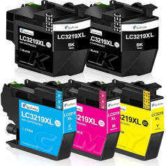 SavFinto LC3219XL Printer Cartridges Replacement for Brother LC-3219XL LC3217 Ink Cartridges Compatible with Brother MFC-J5330DW MFC-J5730DW MFC-J5930DW MFC-J6530DW MFC-J6930DW MFC-J6935DW MFC-J5335DW