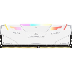 Timetec Pinnacle Konduit RGB 32GB DDR4 3600MHz PC4-28800 CL18-22-22-42 XMP2.0 Overclocking 1.35V Compatible with AMD and Intel Desktop Gaming PC Memory Module RAM - White