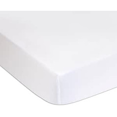 Terry Towelling Mattress Protector Organic Cotton + PU Double 140 x 190 cm