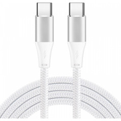 Kabeļa i-box usb tipa c 60w 2m pd/qc balts