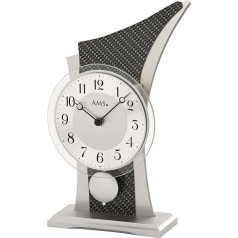 A Modern table clock with quartz movement powered, battery Operated-Modern Style-Ams--Quartzpendel Clock 26 CM - 1140