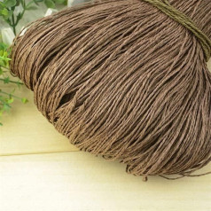 500g Summer Raffia Yarn Crochet Natural Paper Straw Threads Crafts for DIY Knitting Hat Handbag Purse Basket Rattan Material