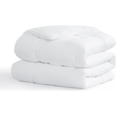 Aisbo Duvet, 220 x 240 cm, Warm Winter Duvet, Quilt, 450 GSM, Filling, Microfibre, Soft Cover, Breathable Duvet