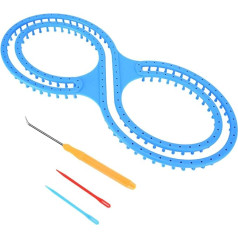 Afghan Knitting Loom, Afghan Loom Knitting Board Weave Loom Kit for DIY Blanket Socks Scarf Hat Craft
