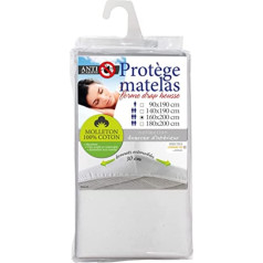 Douceur d'Intérieur 160 x 200 cm White Molleton Aa 30 Mattress Protector