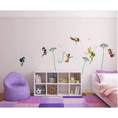 'Komar Deco Stickers – Fairies, 1 Stück, Bunt/Pink 17801H